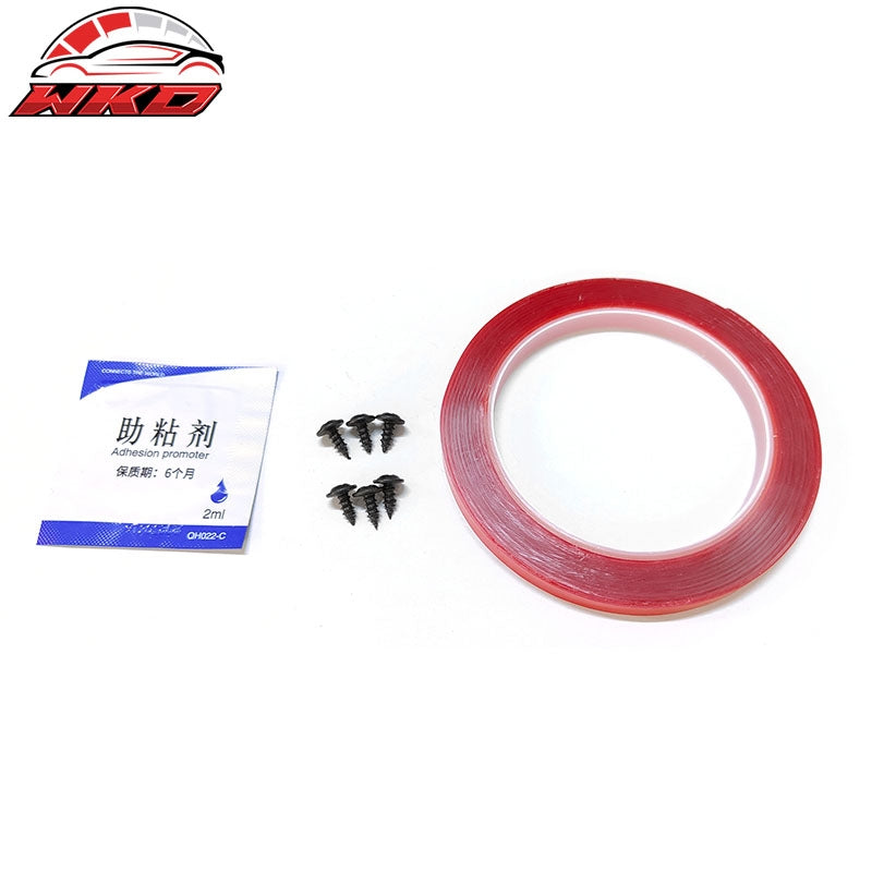 Fits 21-27 BMW G22 G23 4-Series M440i M Sport Front Bumper Lip Gloss Black - PP