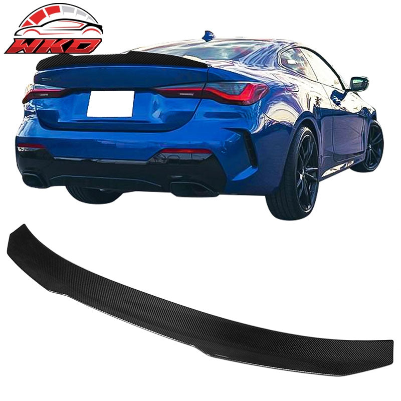 Wholesale Dry Carbon Fiber Fit 21-26 BMW G22 4 Series G82 M4 Coupe PSM Style Trunk Spoiler