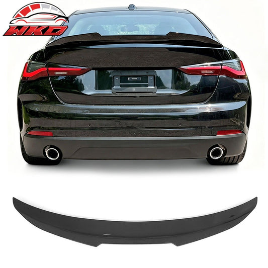 Wholesale 2021-2026 BMW G26 4 Series Gran Coupe i4 PSM Trunk Spoiler Gloss Black ABS - Wikond Auto