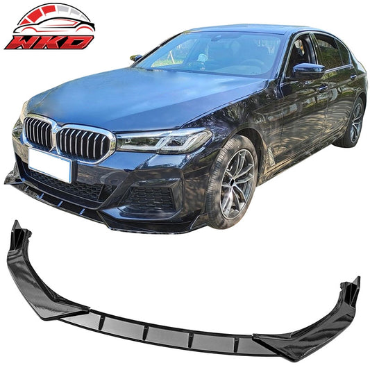 Wholesale 21-23 BMW G30 5 Series IKON Front Bumper Lip Spoiler Carbon Fiber Print PP - Wikond Auto