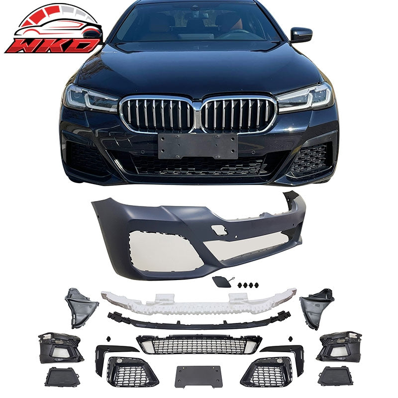 Wholesale For 21-23 BMW G30 5-Series LCI Front Bumper Cover M-Tech Style Conversion Fascia