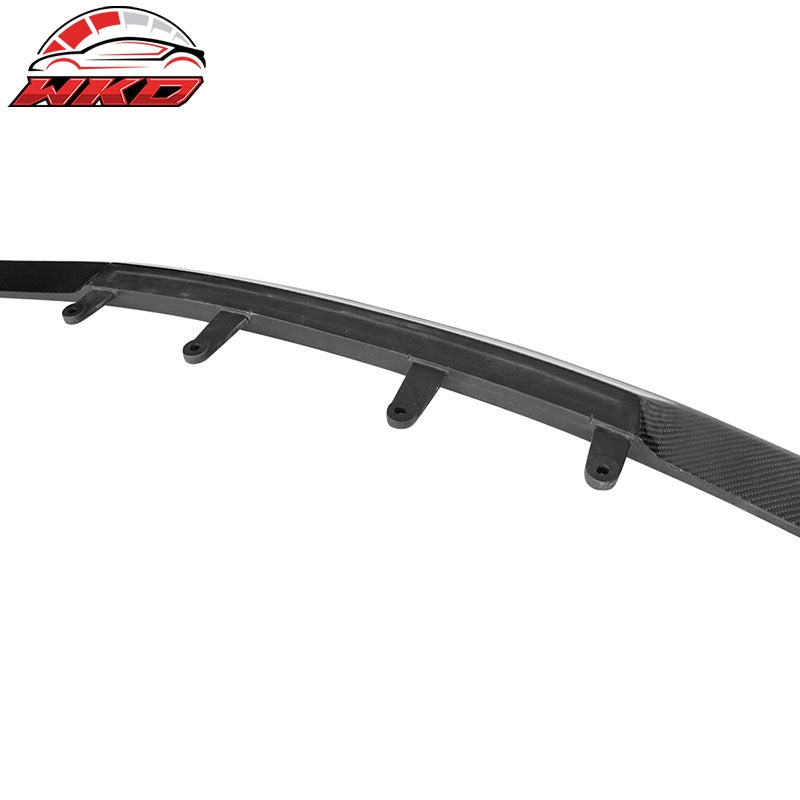 Fits 17-20 BMW G30 5 Series M Sport HM Style Front Bumper Lip Carbon Fiber
