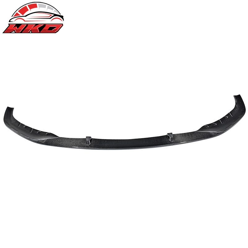 Fits 17-20 BMW G30 5 Series M-Tech MP Style Front Bumper Lip Matte Carbon Fiber