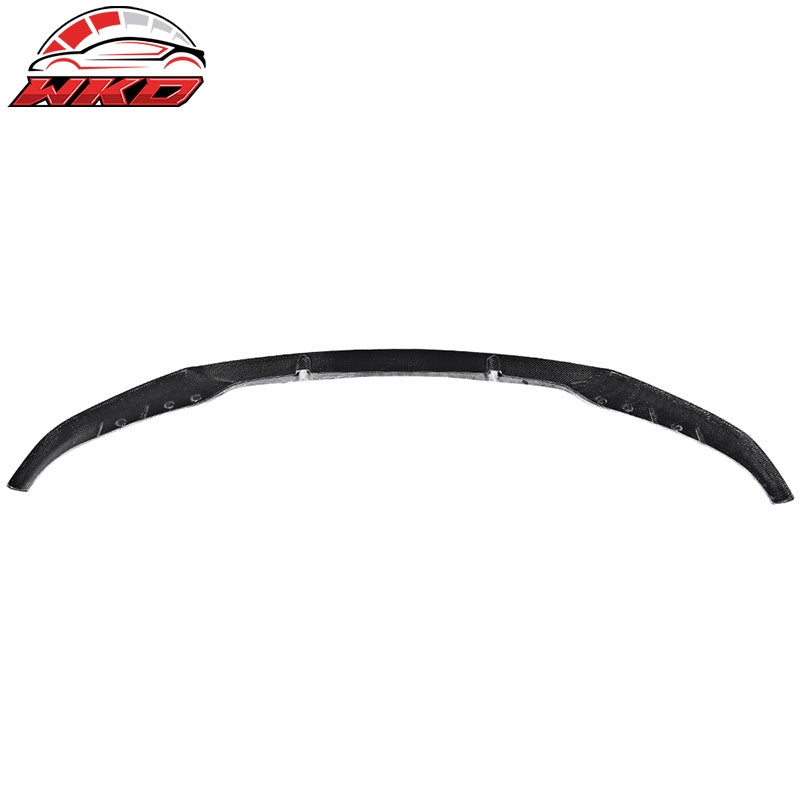 Fits 17-20 BMW G30 5 Series M-Tech MP Style Front Bumper Lip Matte Carbon Fiber