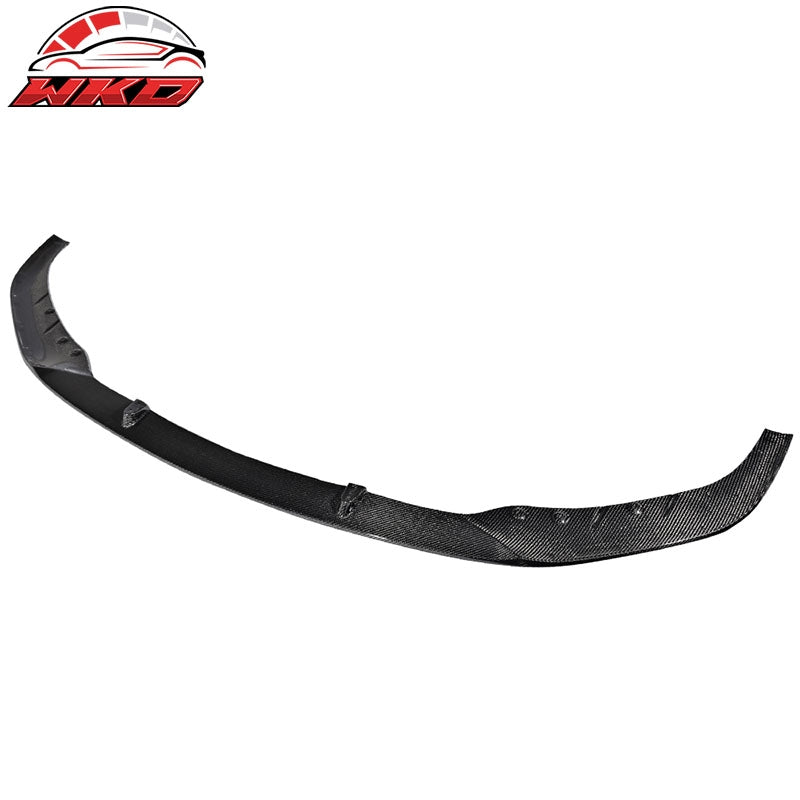 Fits 17-20 BMW G30 5 Series MP Style 3PCS Front Bumper Lip Kit Carbon Fiber CF
