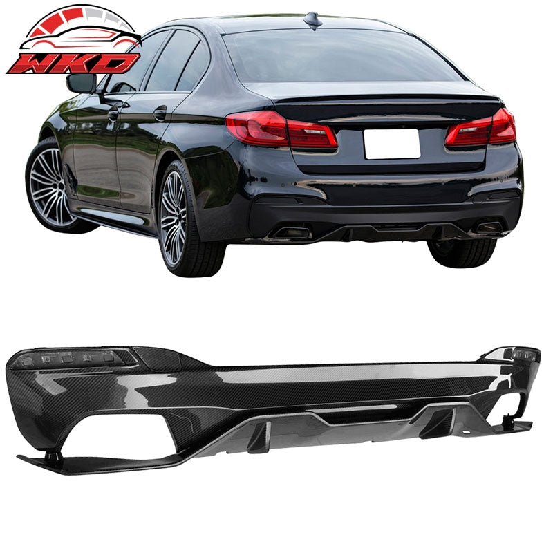Wholesale 17-20 BMW G30 5 Series MT MP Style Rear Diffuser - Carbon Fiber