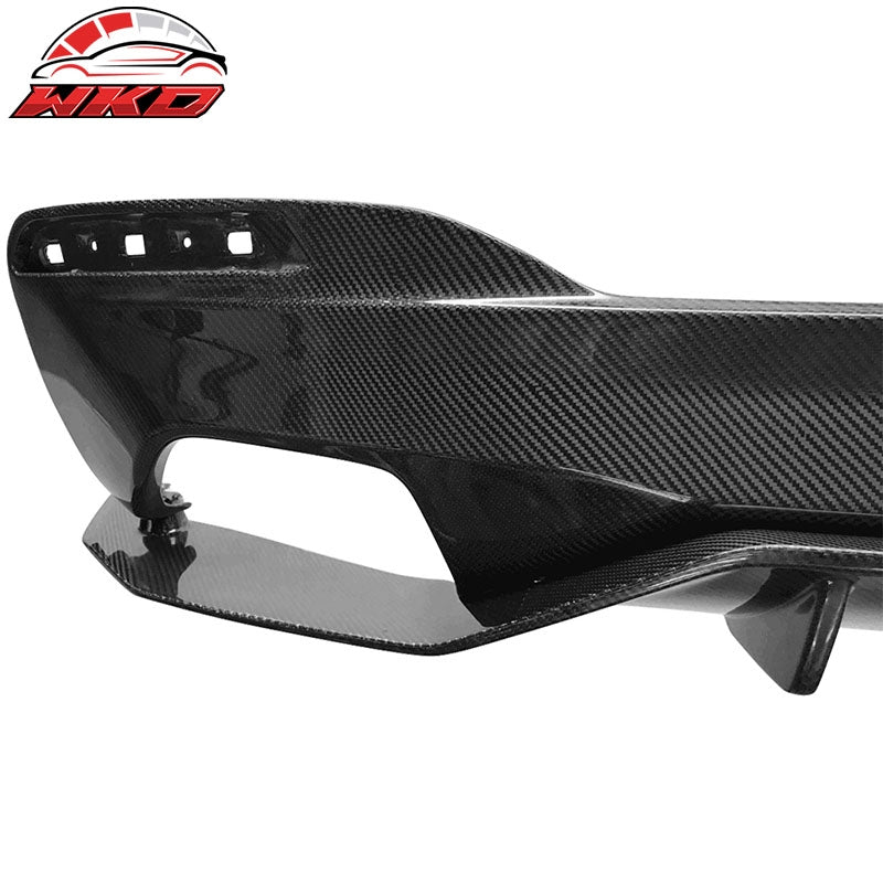 Fits 17-20 BMW G30 5 Series MT MP Style Rear Diffuser - Carbon Fiber