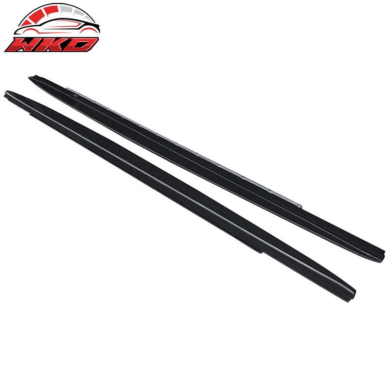 Fits 17-23 BMW G30 5 Series MT MP Style Side Skirts Extension - Carbon Fiber