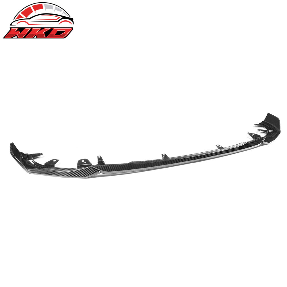 Dry Carbon Fiber Fits 22-25 BMW G42 220i M Sport Performance Front Bumper Lip