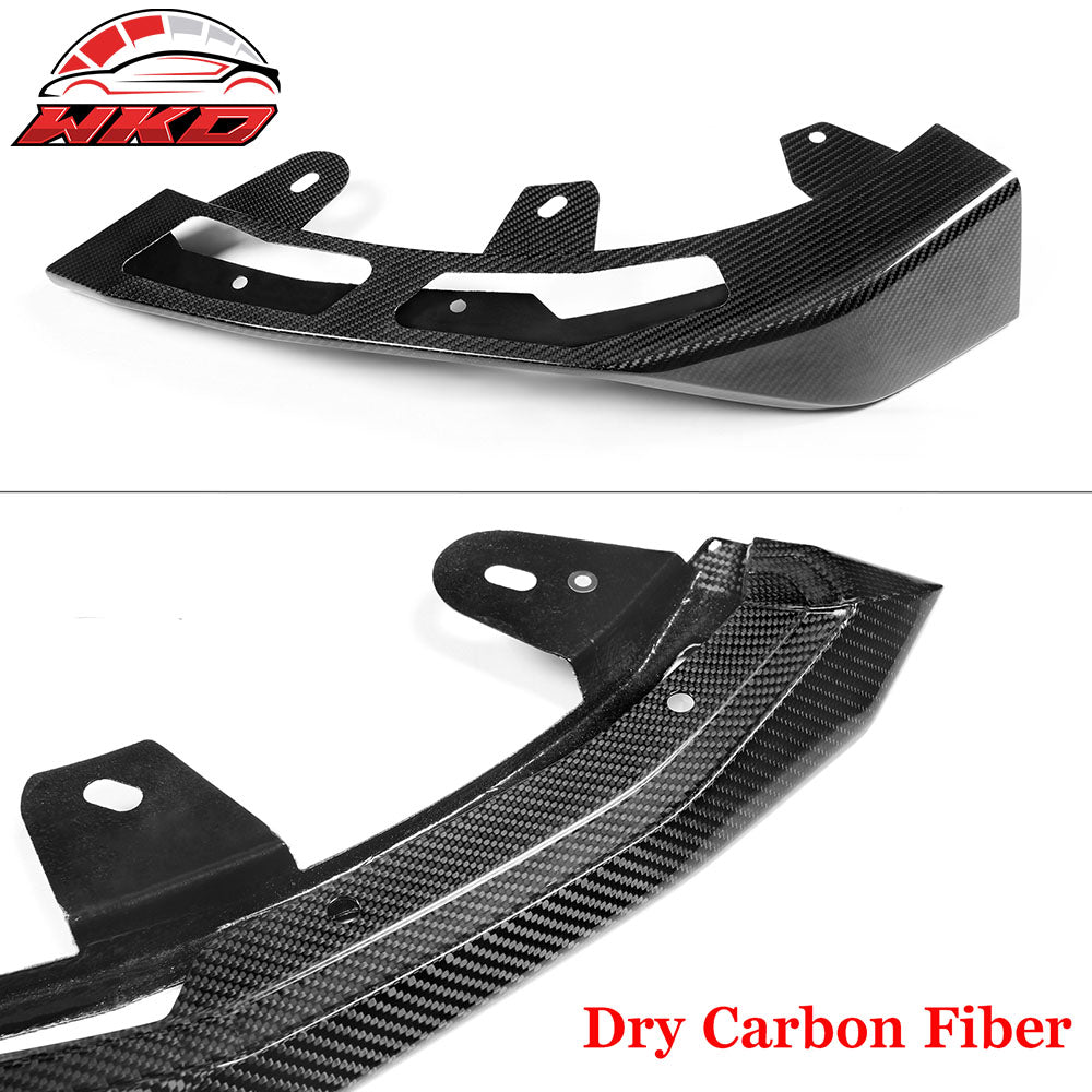 Dry Carbon Fiber Fits 22-25 BMW G42 220i M Sport Performance Front Bumper Lip