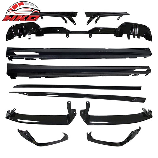Wholesale 24-26 BMW G60 5-Series Sedan Front Bumper Lip + Rear Diffuser + Side Skirts - Wikond Auto