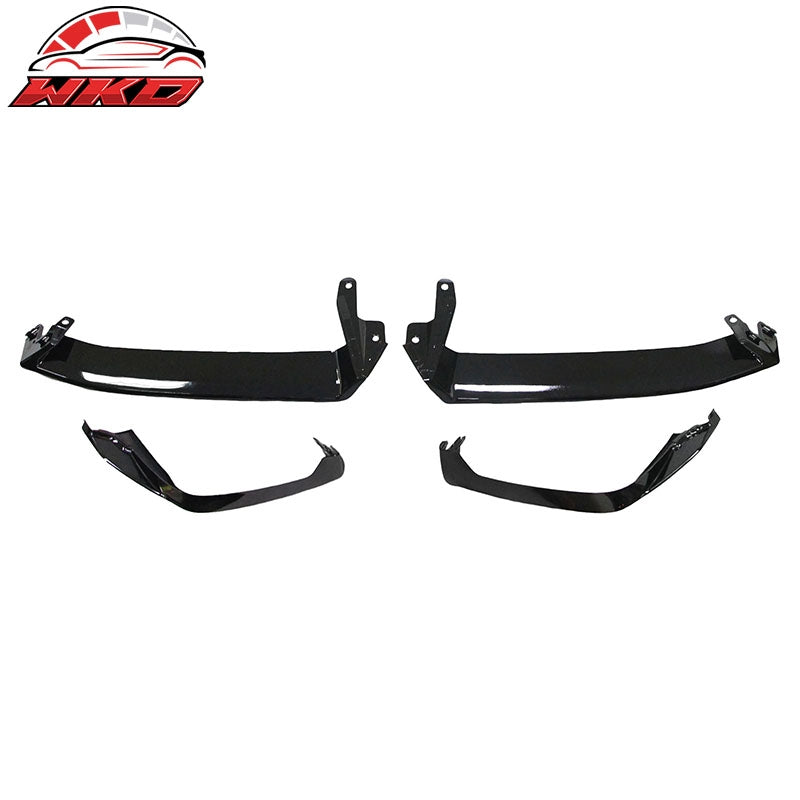 Fits 24-26 BMW G60 5-Series Sedan Front Bumper Lip + Rear Diffuser + Side Skirts