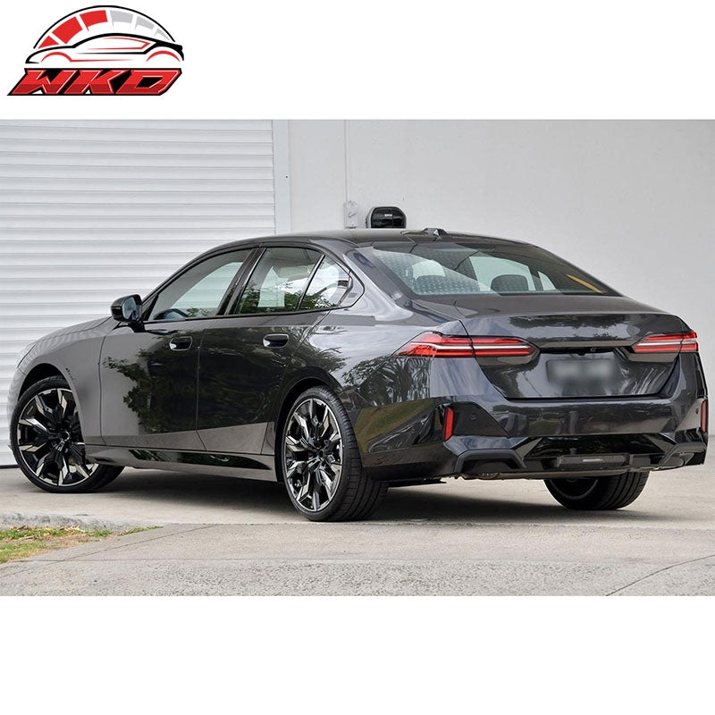 Fits 24-26 BMW G60 5-Series Sedan MP Style Side Skirts Rocker Panels Unpainted