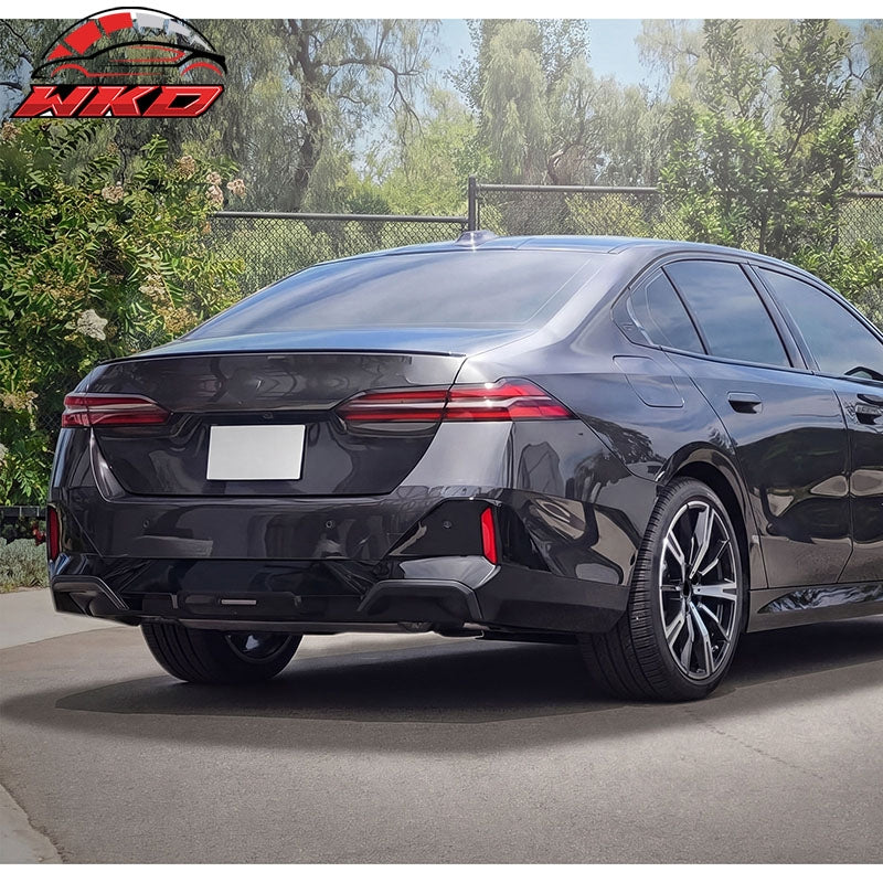 Fits 24-26 BMW G60 5-Series Sedan & i5 M Sport Style Rear Bumper Conversion PP