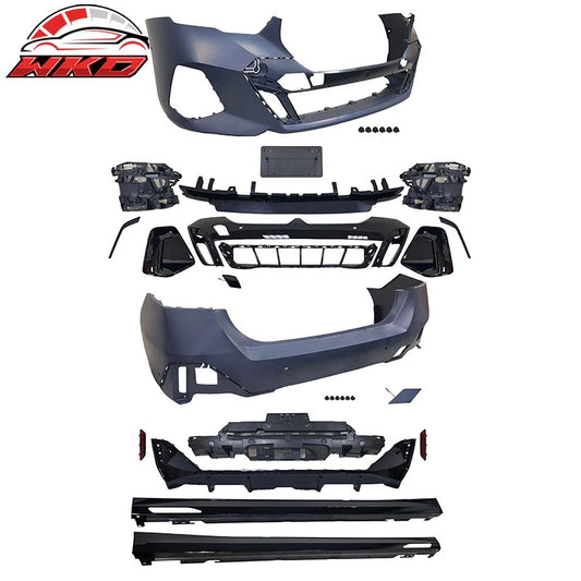 Wholesale 24-26 BMW G60 M Sport Front & M60 Rear Bumper Conversion + MP Rocker Panel - Wikond Auto