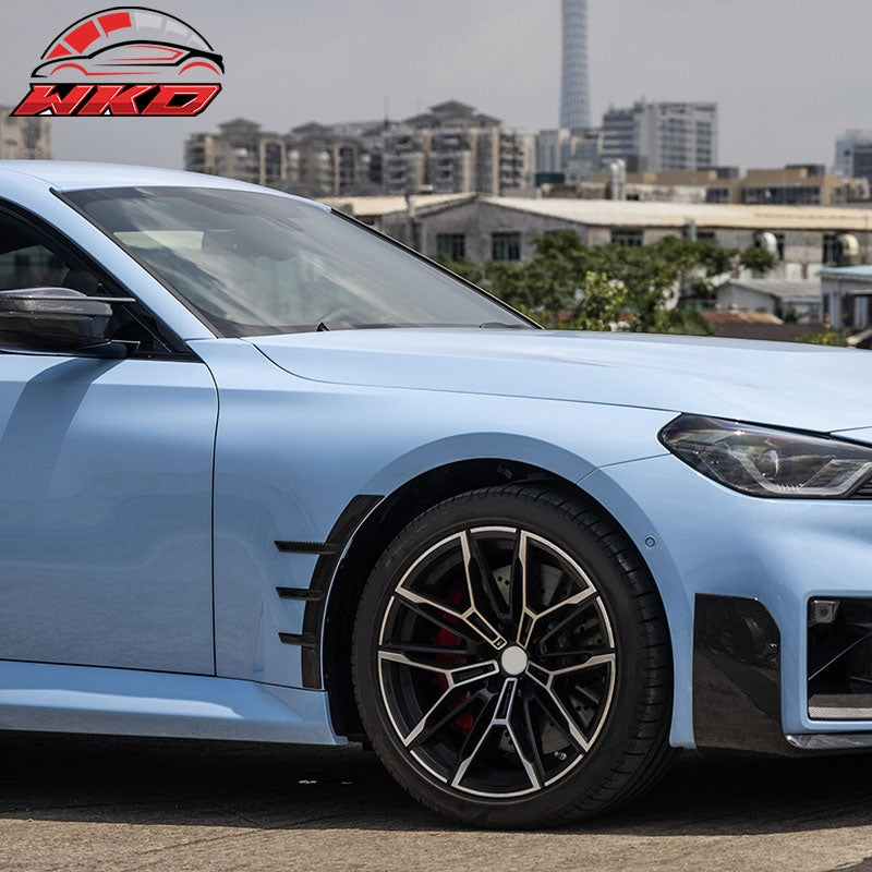 Dry Carbon Fiber For 23-26 BMW G87 M2 Front Side Fender Spat M Performance Style