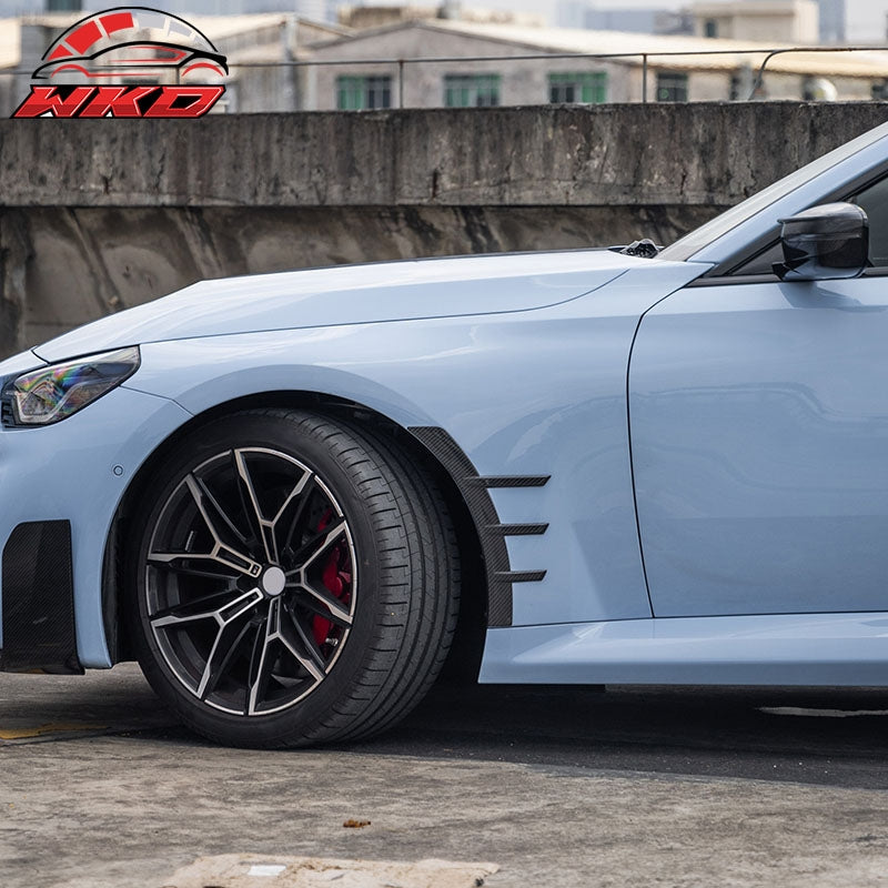 Dry Carbon Fiber For 23-26 BMW G87 M2 Front Side Fender Spat M Performance Style