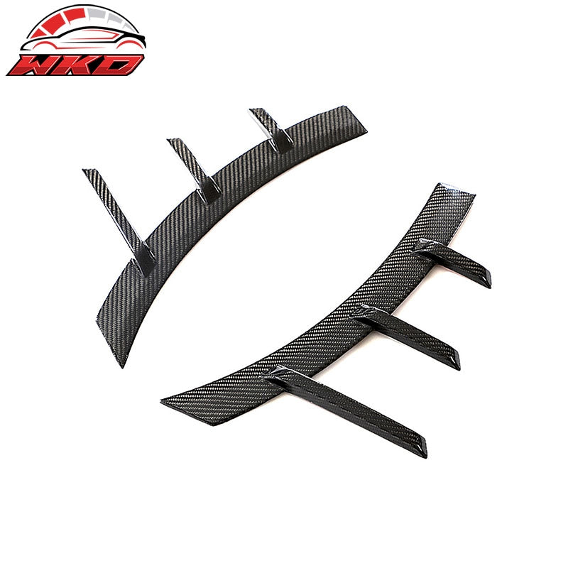 For 23-26 BMW G87 M2 Front Side Fender Spat M Performance Style Carbon Fiber Fin