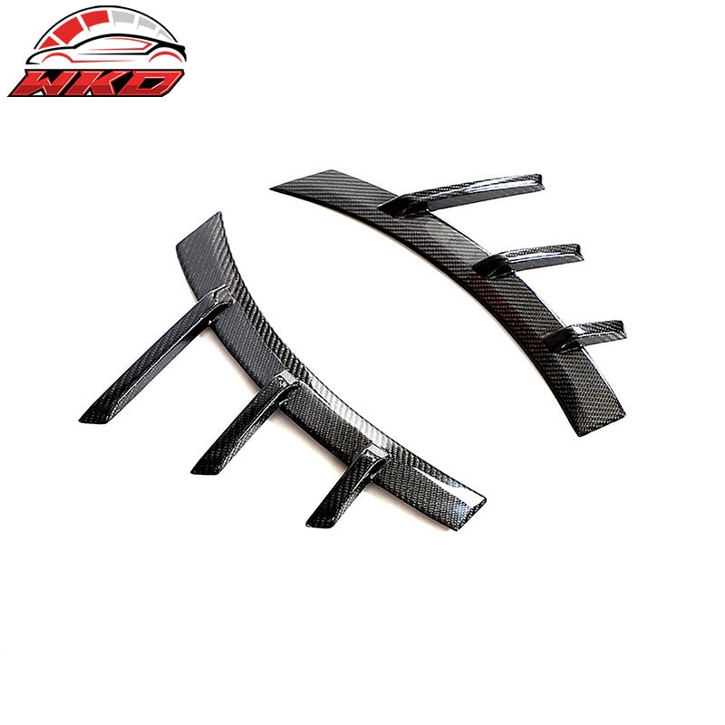 For 23-26 BMW G87 M2 Front Side Fender Spat M Performance Style Carbon Fiber Fin