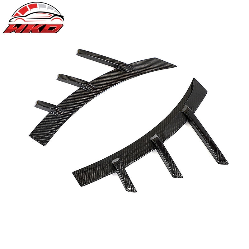 For 23-26 BMW G87 M2 Front Side Fender Spat M Performance Style Carbon Fiber Fin