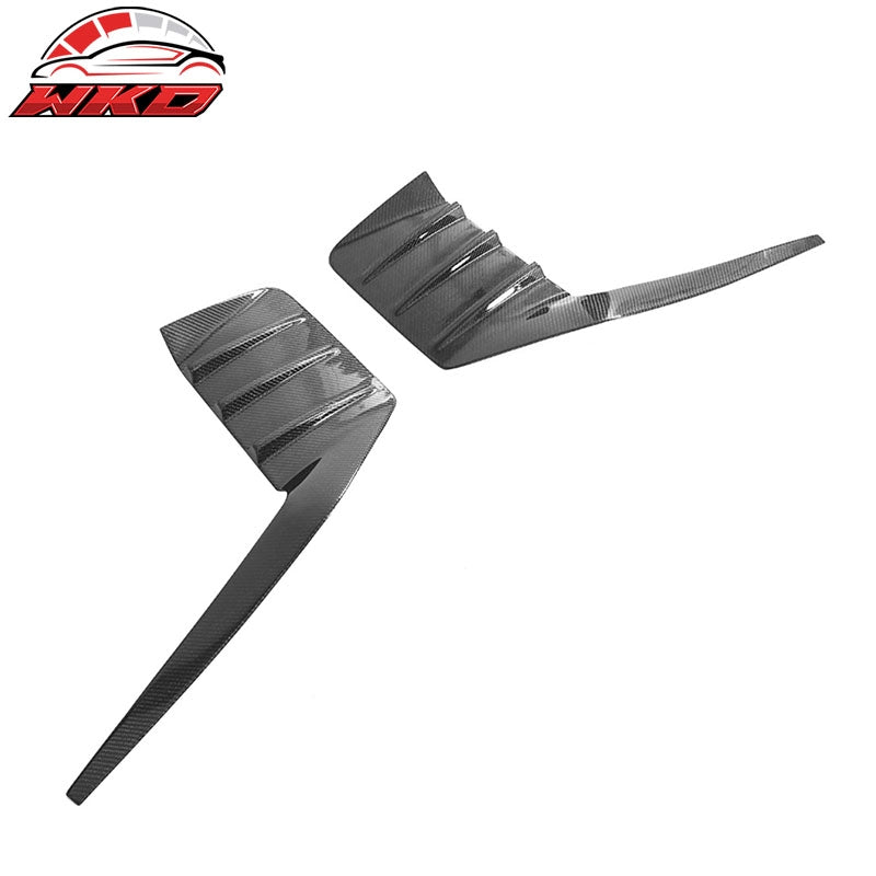 For 23-26 BMW G87 M2 Rear Bumper Side Fins M Performance Style Carbon Fiber Vent