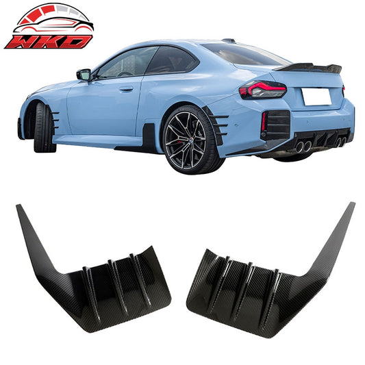 Wholesale Dry Carbon Fiber 23-26 BMW G87 M2 Rear Bumper Side Fins M Performance Style