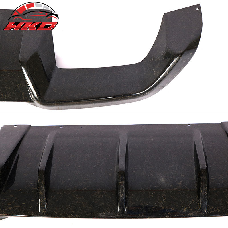 Fits 16-21 BMW F87 M2 Coupe MP Style Rear Lip Diffuser Forged Matte Carbon Fiber