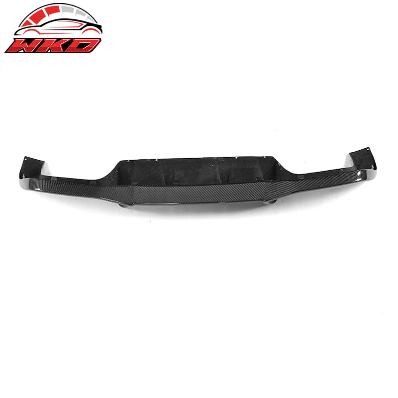 Fits 16-19 BMW F87 M2 AP Big Fins Rear Bumper Lip Diffuser - Matte Carbon Fiber