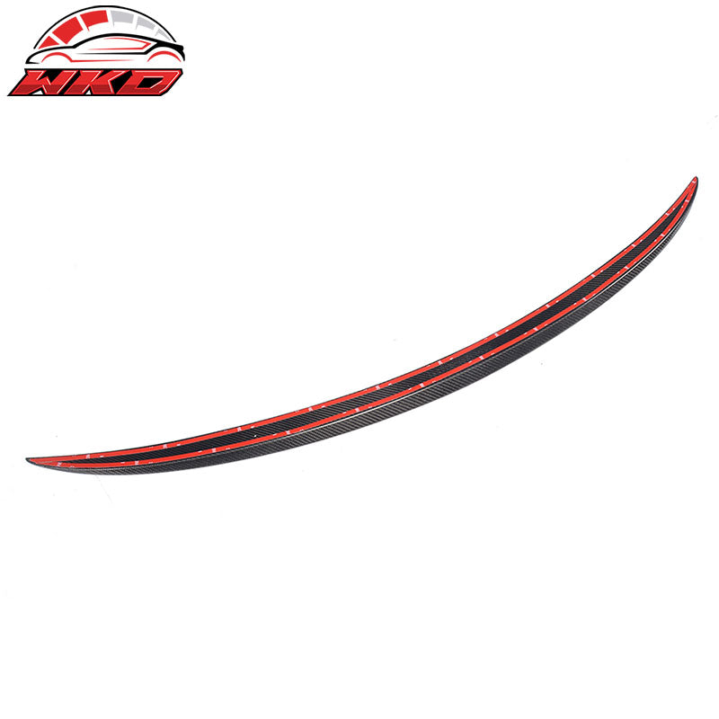 Fits 14-21 BMW F87 M2 F22 Coupe V Style Rear Trunk Spoiler - Matte Carbon Fiber
