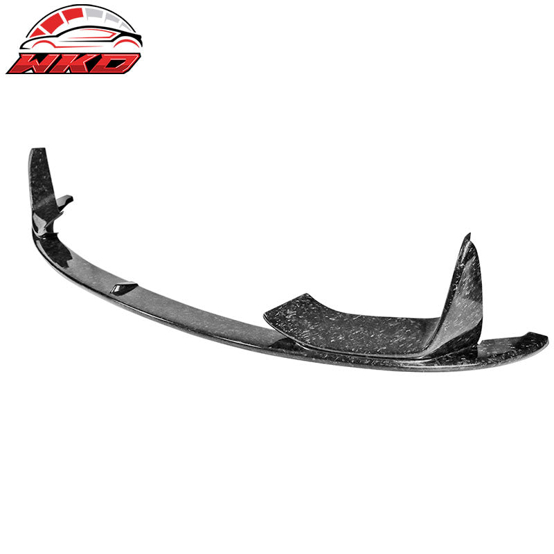 Fits 15-20 BMW M3 F80 M4 F82 F83 P Style Front Bumper Lip Forged Carbon Fiber
