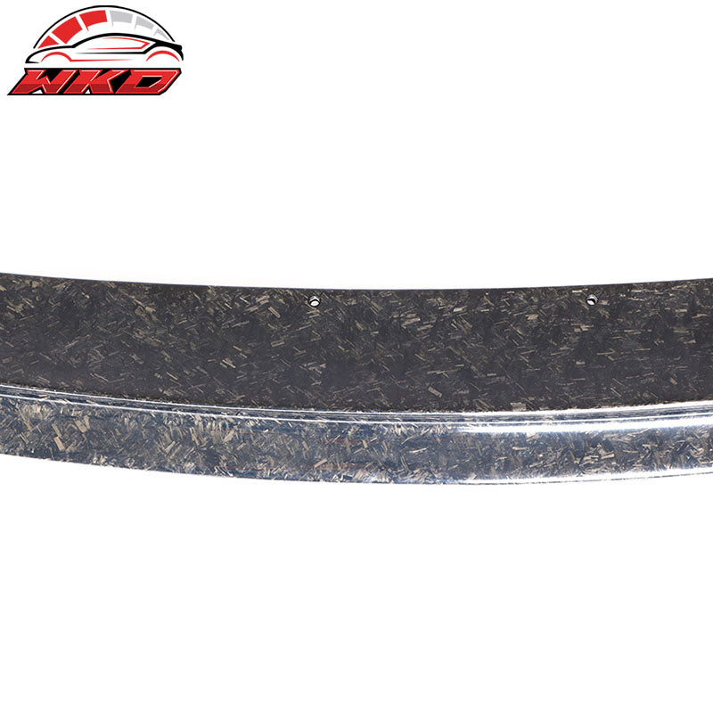 Fits 15-20 BMW M3 F80 M4 F82 F83 V Style Front Bumper Lip Forged Carbon Fiber