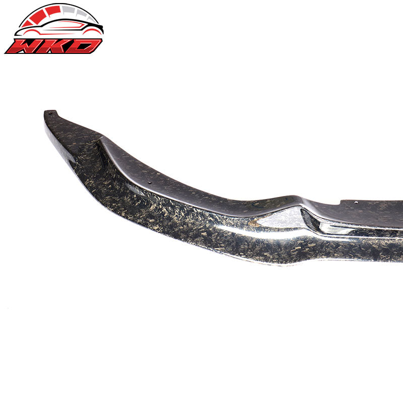 Fits 15-20 BMW M3 F80 M4 F82 F83 V Style Front Bumper Lip Forged Carbon Fiber