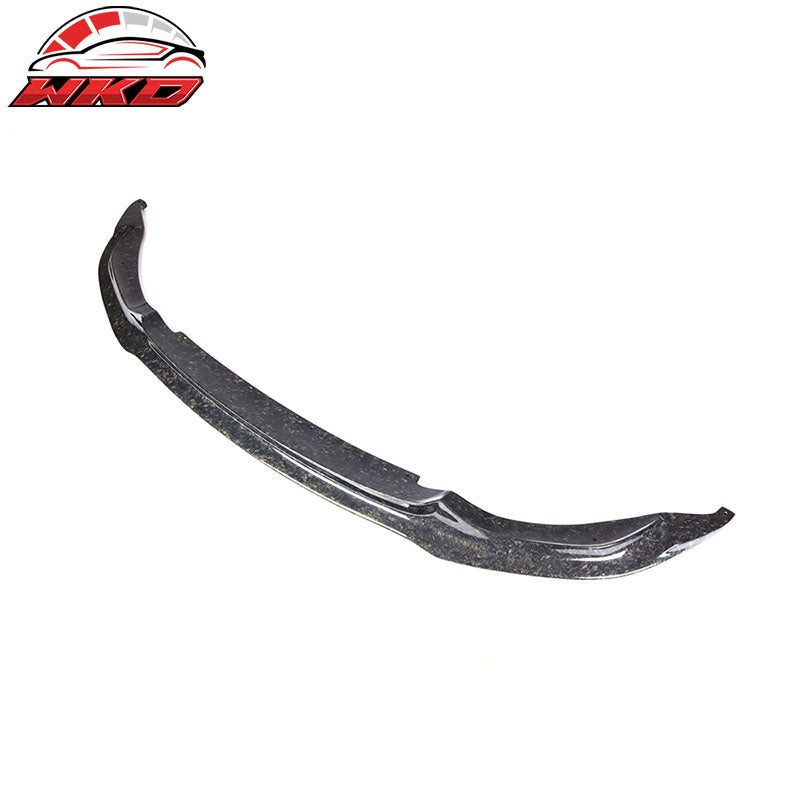 Fits 15-20 BMW M3 F80 M4 F82 F83 V Front Bumper Lip Forged Matte Carbon Fiber