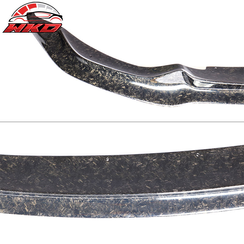 Fits 15-20 BMW M3 F80 M4 F82 F83 V Front Bumper Lip Forged Matte Carbon Fiber