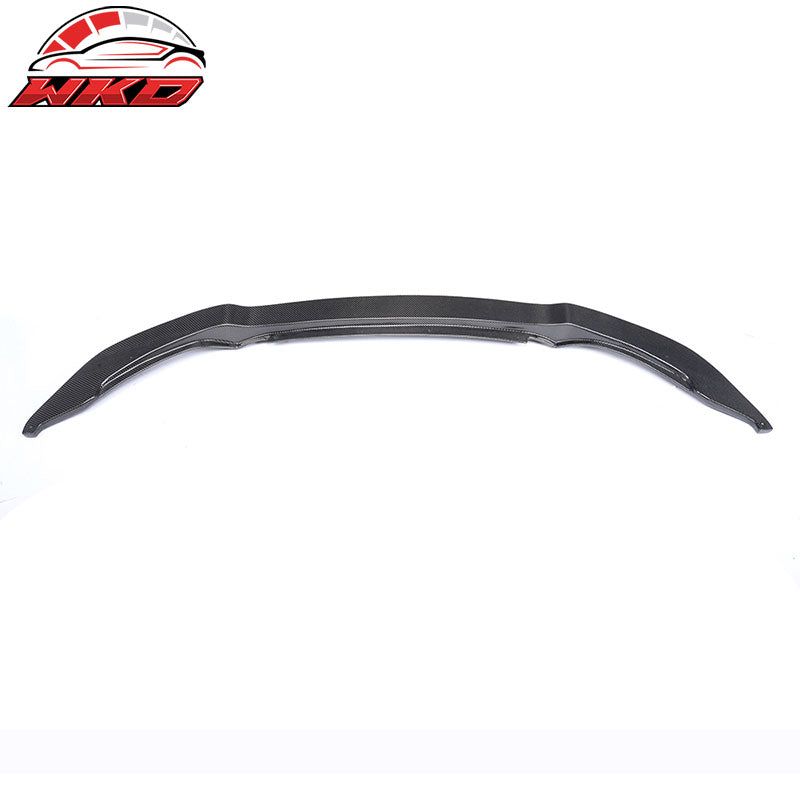 Fits 15-20 BMW M3 F80 M4 F82 F83 V Style Front Bumper Lip Matte Carbon Fiber