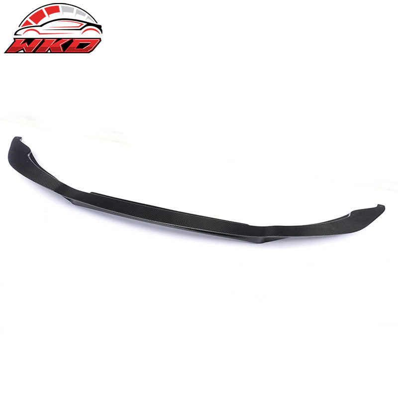 Fits 15-20 BMW M3 F80 M4 F82 F83 V Style Front Bumper Lip Matte Carbon Fiber
