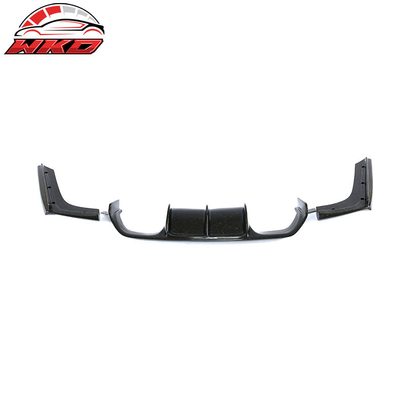 Fits 15-20 BMW M3 F80 M4 F82 F83 V Style Rear Lip Diffuser - Forged Carbon Fiber