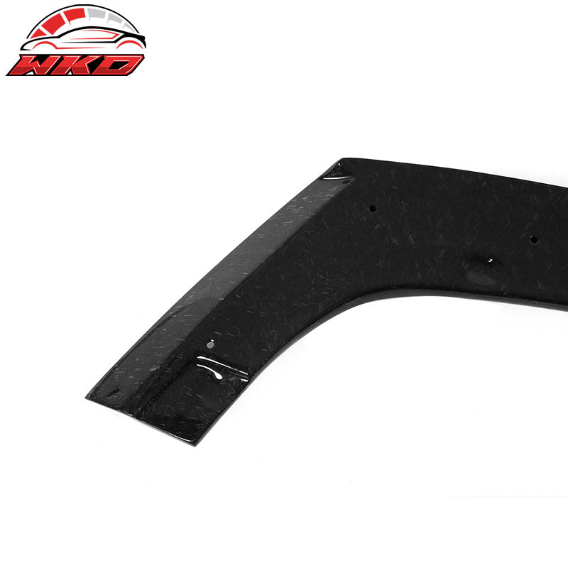Fits 15-20 BMW M3 F80 M4 F82 F83 V Style Rear Lip Diffuser - Forged Carbon Fiber