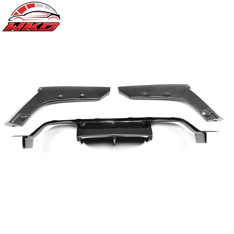 Wholesale 15-20 BMW M3 F80 M4 F82 F83 V Style Rear Bumper Diffuser Carbon Fiber CF - Wikond Auto