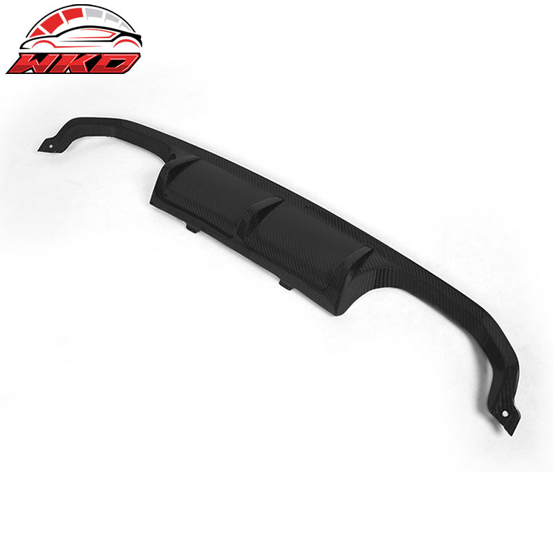 Wholesale 15-20 BMW F82 M4 Coupe P Style Rear Bumper Lip Diffuser Matte Carbon Fiber
