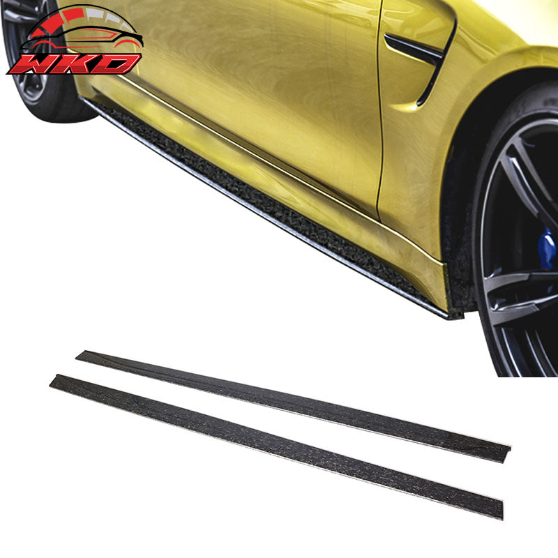 Fits 15-20 BMW M4 F82/F83 MP Side Skirt Forged Matte Carbon Fiber