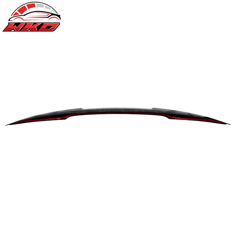 Fits 15-20 BMW F82 M4 V Style Trunk Spoiler Forged Carbon Fiber