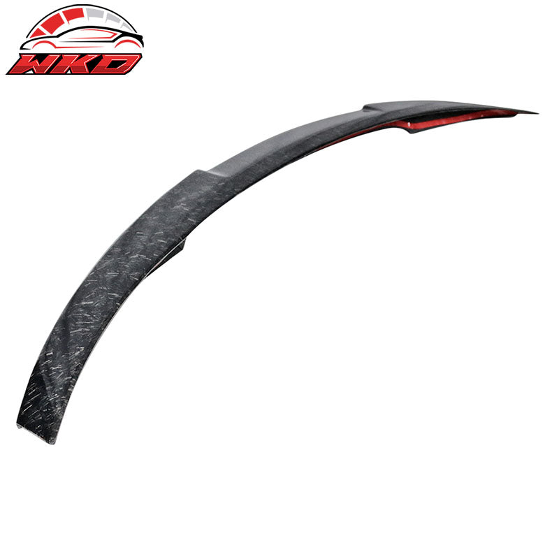Fits 15-20 BMW M4 F82 Coupe V Style Trunk Spoiler Wing Forged Matte Carbon Fiber