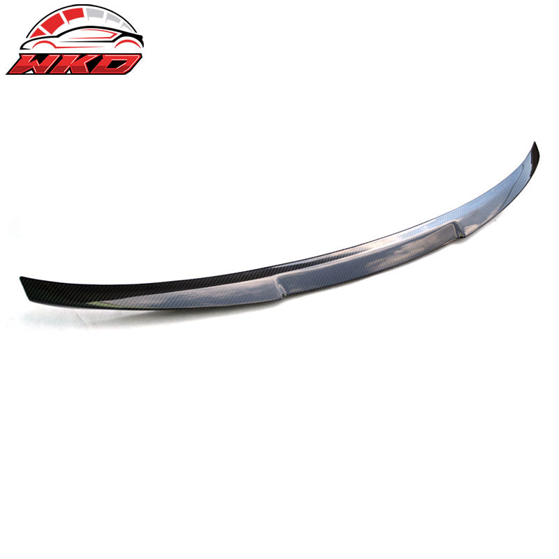 Fits 15-20 BMW M4 F82 Coupe V Style Trunk Spoiler Wing - Matte Carbon Fiber