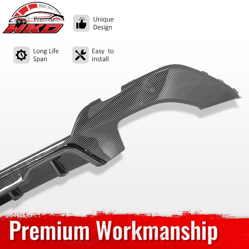 For 19-22 BMW Pre LCI G20 3 Series Carbon Fiber Print Rear Diffuser M340 Style