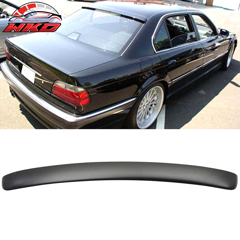 Fits 95-01 BMW 7 Series E38 Sedan AC Style Rear Roof Spoiler Wing ABS Unpainted