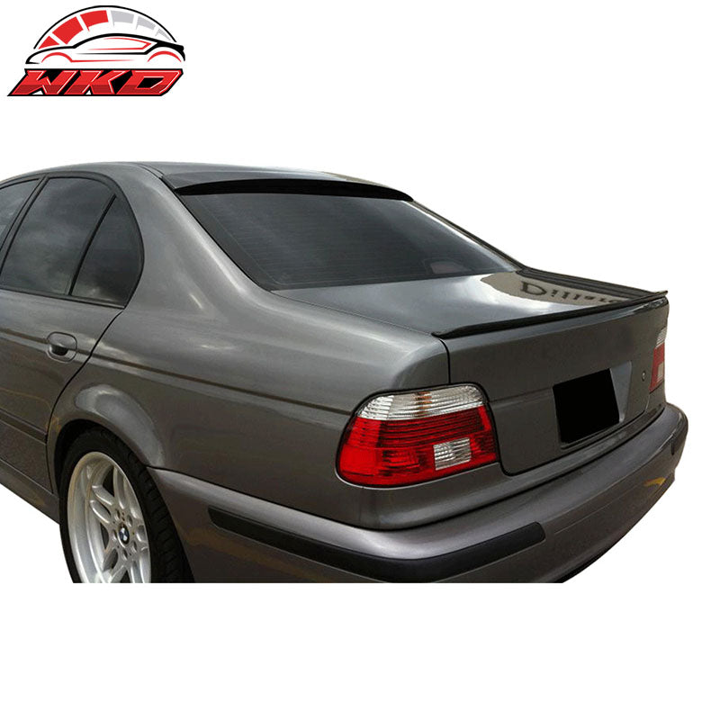 Fits 97-03 BMW E39 5-Series Sedan AC Style Rear Roof Spoiler ABS Unpainted Black
