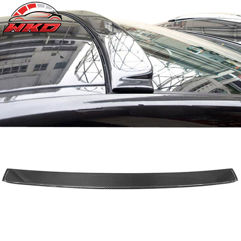 Fits 06-11 BMW 3 Series E90 AC Style Matte Carbon Fiber Rear Roof Spoiler Wing