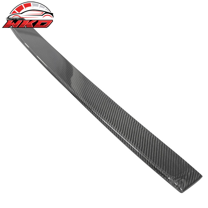 Fits 06-11 BMW 3 Series E90 AC Style Matte Carbon Fiber Rear Roof Spoiler Wing