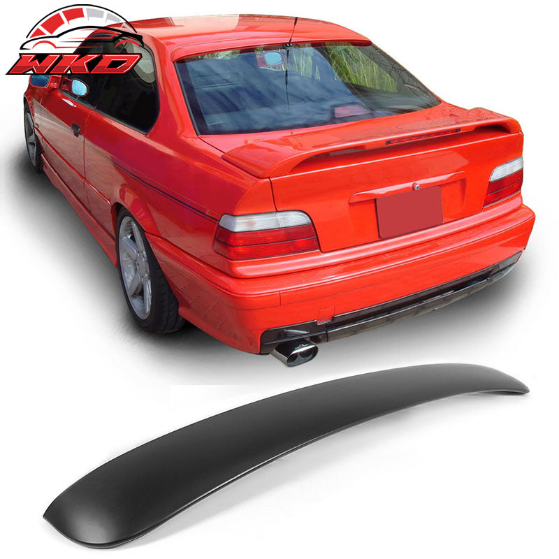 Fits 92-98 BMW 3 Series E36 Coupe 2Dr AC Style Rear Roof Window Spoiler Wing ABS